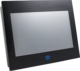 IHM touchscreen Altus Série P2 de 7 polegadas, modelo P2070, em vista frontal